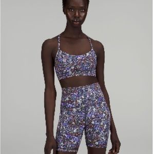 Women’s lululemon Flow Y Bra Nulu, Size 4, “Burst Multi”